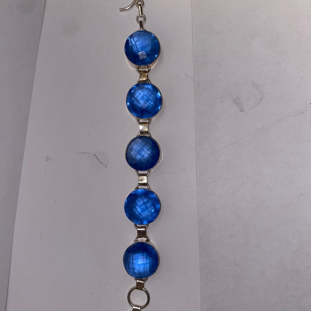 Blue Crystal Bracelet